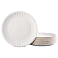 thumbnail image 3 of Paper Plates, 9" Dia, White, 100/pack | Bundle of 10 Packs, 3 of 4