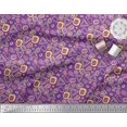 thumbnail image 3 of Soimoi Moss Georgette Fabric Geometric Small Printed Craft Fabric by The Yard 42 Inch Wide, 3 of 3