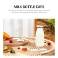WAXIAYU 100 Glass Bottle Replacement Caps Leak Proof Lids
