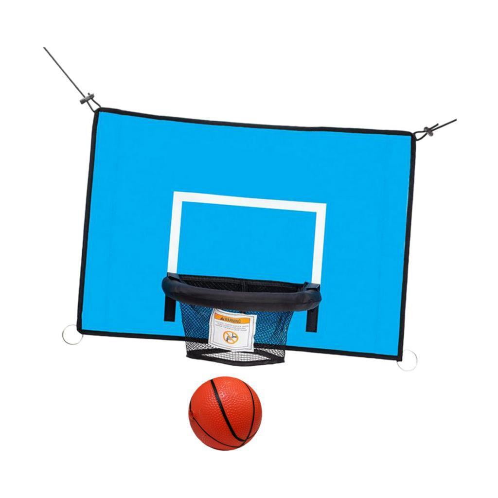 DimyFew Basketball Hoop Tether for Trampolines Universal Baseboard Adjustable Connecting Blue 69cmx48cm