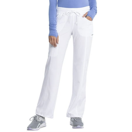 

Cherokee Infinity Women s Scrubs Pant Low Rise Straight Leg Drawstring 1123A