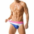 thumbnail image 2 of Clearance 2025! ZVNAΖH Mens Swim Briefs, Men's Sexy Briefs Low-rise Bikini Beach Briefs Swimming Trunks with Adjustable Drawstring, 2 of 6