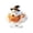 A004- D, variant on Halloween Tiered Tray Decor, Cute Halloween Decor 4 Inch Spooky Ghost Witch Table Decoration for Home Party Indoor Display, 1 Pack