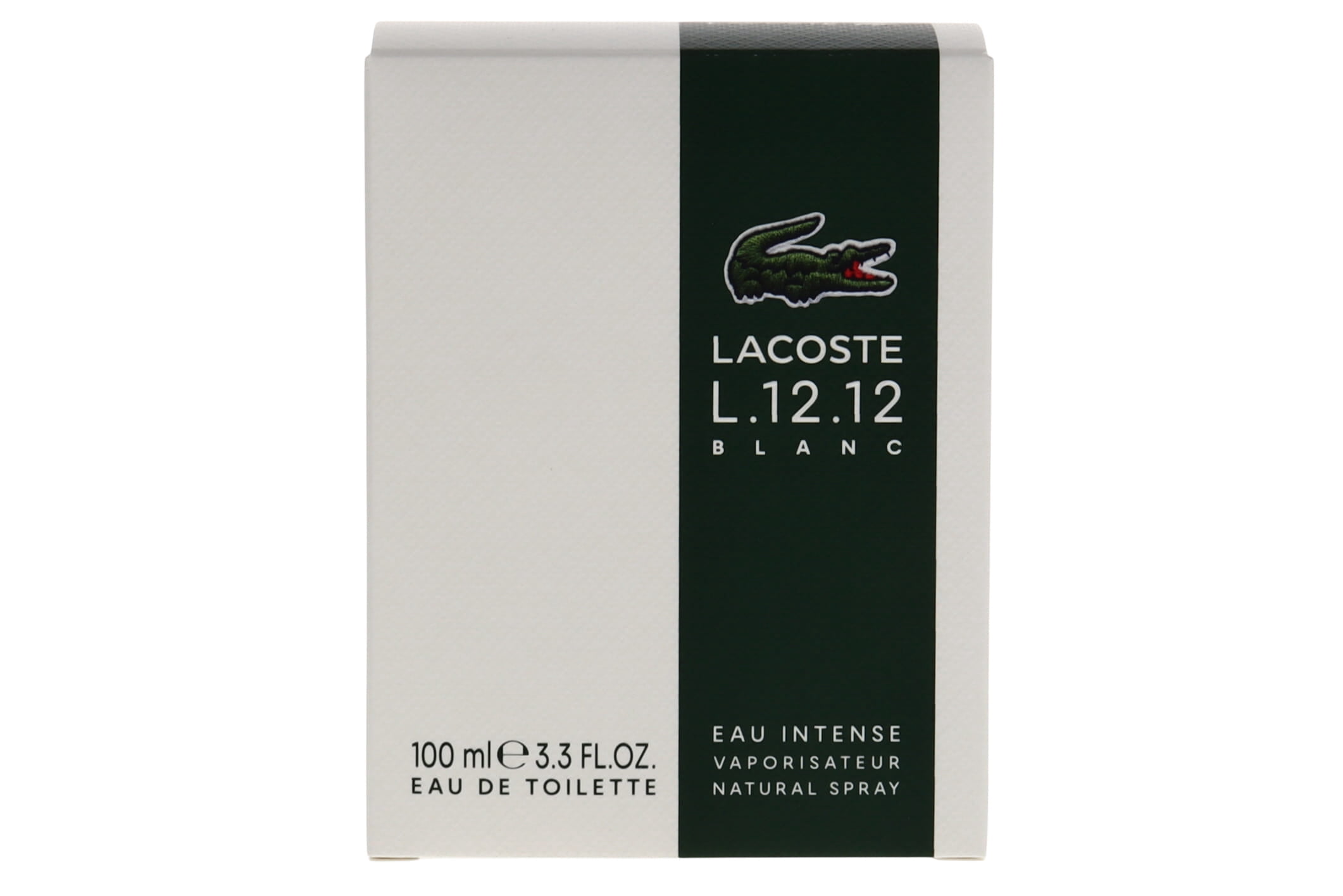 Lacoste L.12.12 Blanc Eau Intense 3.3 oz EDT Mens Cologne 100ml NIB