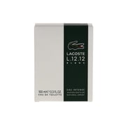 Lacoste L.12.12 Blanc Eau Intense 3.3 oz EDT Mens Cologne 100ml NIB