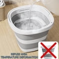 thumbnail image 6 of UHIAGREE Collapsible Bucket,5L 1.3 Gallon Small Cleaning Mop Buckets, SiliconeCleaning Tub(Gray), 6 of 7