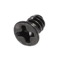 thumbnail image 4 of Uxcell #6-32 x 13/64" Phillips Flat Head Screws Fastener Black Zinc Plated 60 Pack, 4 of 5