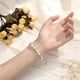 thumbnail image 4 of Pulsera MIXJOY Feliz 1er Cumpleaños con Cuentas Rosas y Perlas Brillantes, 4 of 7