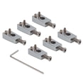 thumbnail image 1 of Monturas de Puente de Guitarra Eléctrica Yuyangstore Reemplazos de Latón Plata, 1 of 7