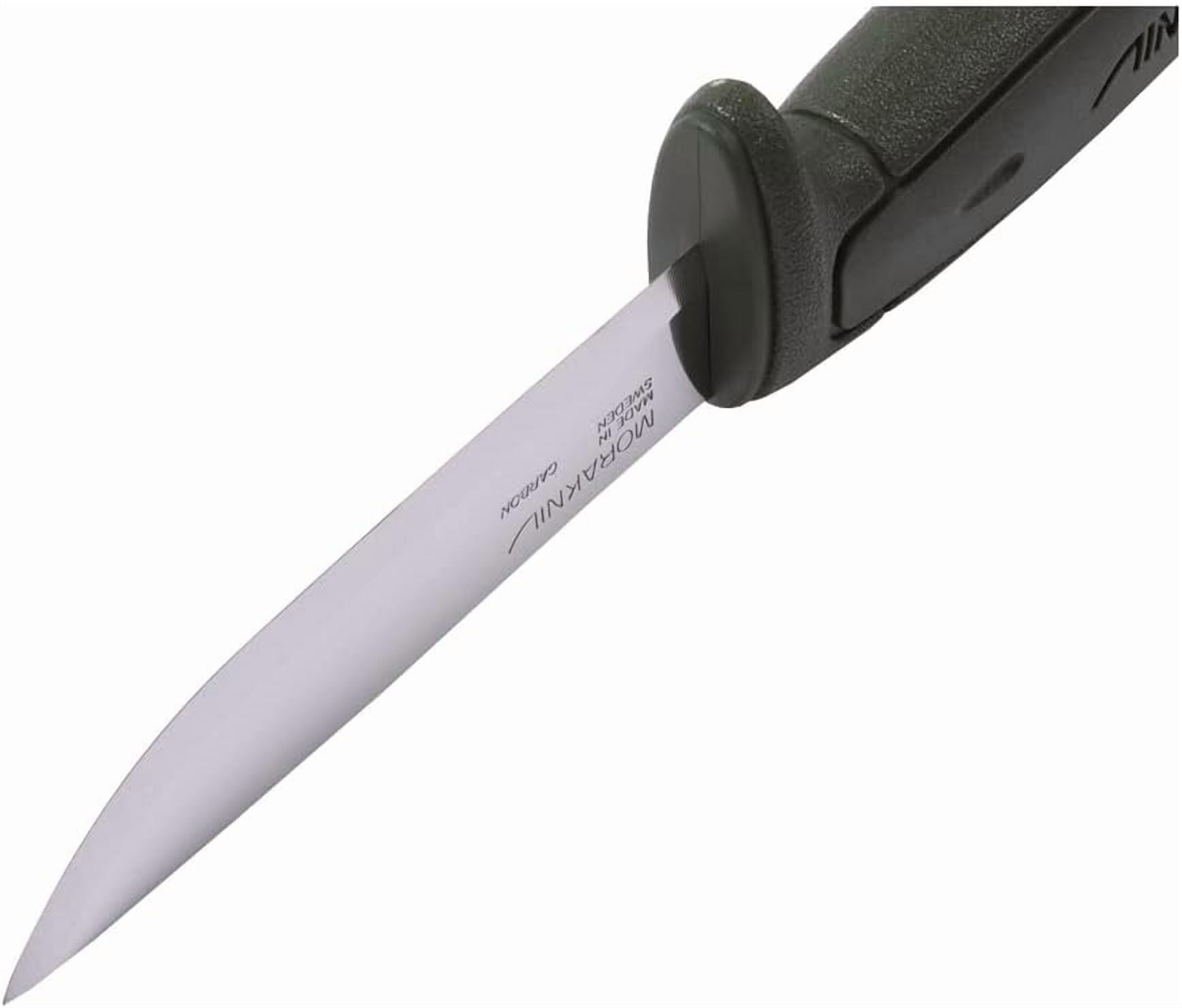 Craftline Basic 511 High Carbon Steel Fixed Blade Utility Knife and Combi-Sheath, 3.6-Inch Blade