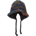 thumbnail image 4 of LinYooLi Womens Peruvian Knit Hat with Ear Flaps for Ladies Warm Striped Beanie Hat Snow Ski Hat for Winter, 4 of 6