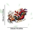 thumbnail image 3 of LSLJS Stickers-Christmas Decorations Santa Claus Wall Decals Christmas Stickers Room Door Xmas Reindeer Pattern for Party Window Home, 3 of 5