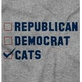 thumbnail image 2 of Cat Political Funny Election Politics Men's Graphic T Shirt Tees Brisco Brands S, 2 of 4