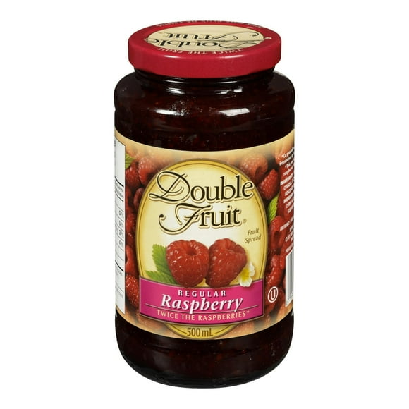 Double Fruit Régulière tartinade de framboises 500mL