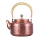 thumbnail image 1 of Tetera de cobre, tetera de agua caliente, tetera de latón martillado, tetera de kungfú de 1200ml para restaurante, sala de estar, Picnic, casa de té, 1 of 9