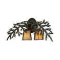 thumbnail image 5 of Meyda Tiffany 50763 17" W Pine Branch Valley View 2 Light Wall Sconce - Copper, 5 of 5
