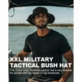 thumbnail image 5 of Zylioo XXL Camo Boonie Hats,Adjustable Travel Sun Hats for Hiking Camping Safari,Oversized Lightweight Fishing Hat, 5 of 6