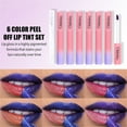 Lip Butters Clearance Sale!Peel Off Lip Stain Lip Tint Liquid Lipstick Lip Gloss Long Lasting