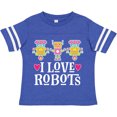 thumbnail image 3 of Inktastic Robotics I Love Robots Gift Girls Toddler T-Shirt, 3 of 5