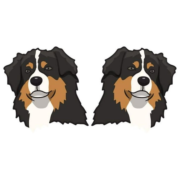 SignMission 6 in. Super Cute Dog Decal - Australian Shepherd - Pack of 2