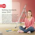 thumbnail image 6 of Hailo Folding Step Stool, 3 Step Ladder for Home & Kitchen, K71, Silver, 6 of 9
