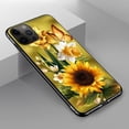 thumbnail image 2 of Compatible with iPhone 11 Pro Max Case,Pattern Design Hard PC Back Cover Non-Slip Soft TPU Protective Case for iPhone 11 Pro Max for Women 6.5inch-Butterfly Golden Sunflower, 2 of 5