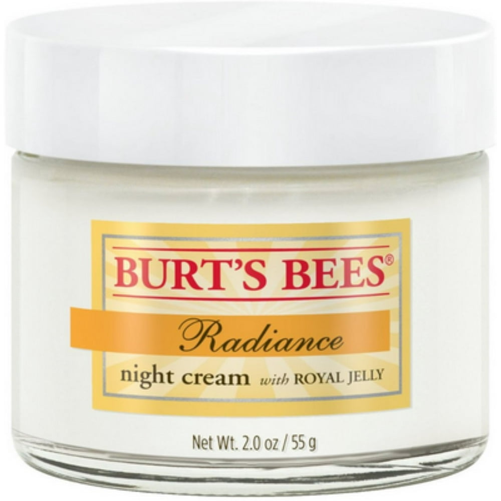Burt's Bees Radiance Night Creme with Royal Jelly 2 oz (Pack of 6