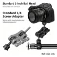 Camera Mounitng Rails Aluminum Camera Mounting Base with Threaded Accessory Connection ...