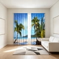 thumbnail image 1 of EGNMCR Trendy Printed Patterns With A Strong Decorative Look Light Blocking Curtains For Dorm Rooms Polyester Curtains, 1 of 6