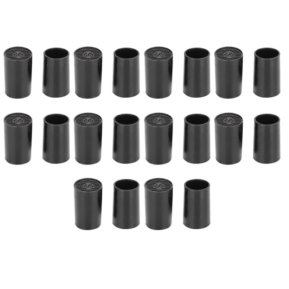Punta de Tacón Alto, Tapas de Resaración de Talón 10 Pares de Tapas de Punta de Tacón Alto CPU Negra Protector de Tacón Alto de Poliuretano Kits de Reemplazo de Resaración