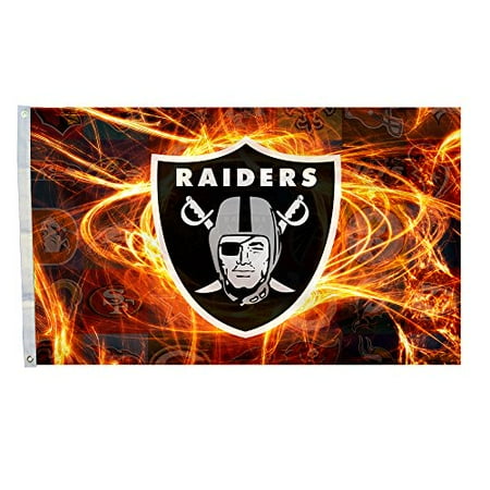 DEYOU Oakland Raiders Flag 3x5 Feet Banner Flag