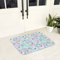 thumbnail image 5 of Non Slip Door Mat, Sequins Fast Drying Bath Tub Mats, Absorbent Bathroom Rugs Entrance Welcome Mat, Bath MatS for Tub, Floor, Home, Kitchen, Hotel,16x24in, 5 of 7