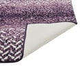 thumbnail image 3 of Better Trends Bath Rug 24” x 40” Bathroom Rug Mat Non-Slip Micro Polyester Bath Rugs for Bathroom Floor, Shower, Tub, Toilet Casablanca Collection - (Purple), 3 of 5