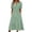 GN2, variant on Women’S Casual V Neck Short Sleeve Midi Dress, Smocked Waist Tiered Ruffle A-Line Swing Dress With Side Pockets, Soft Lightweight Polyester Fabric, 1pc, Sizes S M L XL XXL