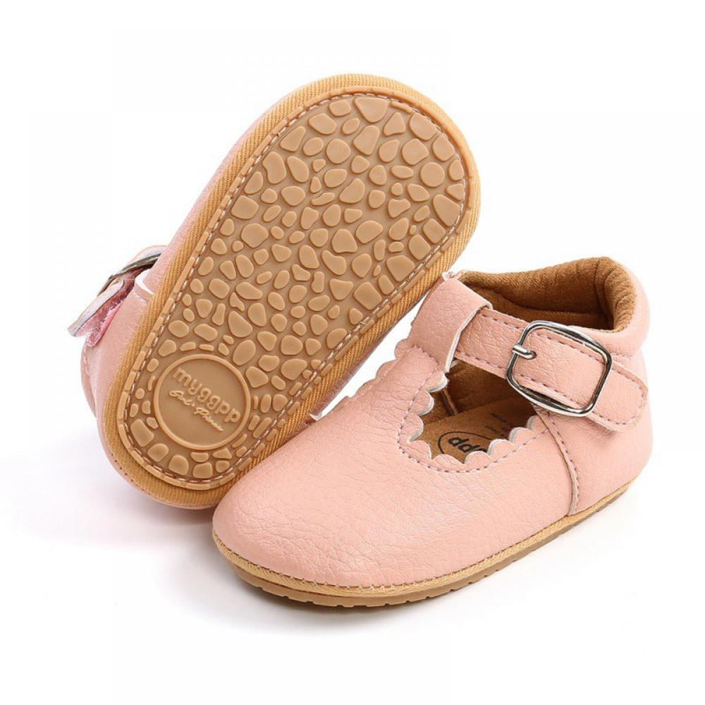 Baby Boys Girls Sneakers Soft Rubber Sole Infant Moccasins Newborn Oxford Loafers Anti-Slip Toddler Wedding Uniform Dress Shoes 