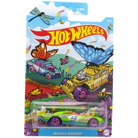 Hot Wheels 2025 Spring / Easter Muscle Speeder Diecast Car