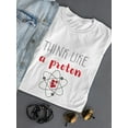 thumbnail image 3 of Think Like A Proton T-Shirt Women -Image by Shutterstock, Female Small, 3 of 4