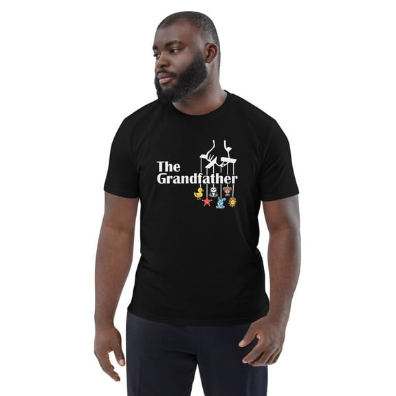The Grandfather Men's organic cotton t-shirt (Black, M)