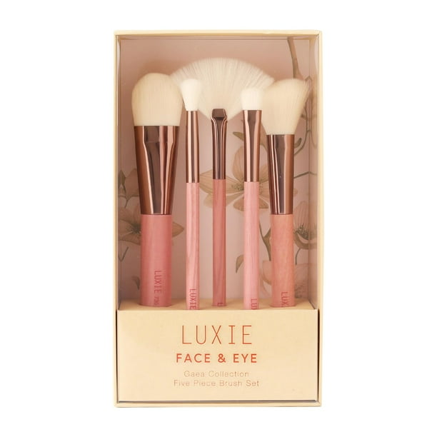 Juego de cepillos LUXIE Gaea Set de cepillos para rostro y ojos LUXIE Gaea