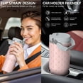 thumbnail image 5 of Modern 30oz Handheld Travel Tumbler with Handle – Double Wall Stainless Steel Insulated Cup, Flip Straw Lid, Leak-Proof & BPA-Free for Hot and Cold Drinks – Durable Coffee & Juice Mug White, 5 of 7