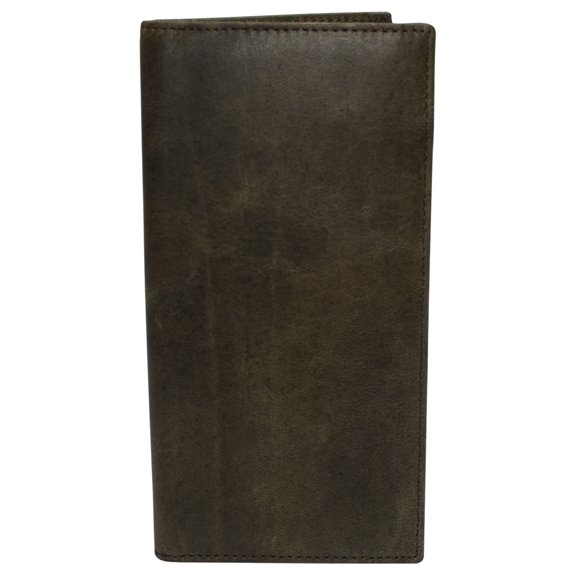 Genuine Hunter Leather Basic Checkbook Cover Holder