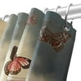 thumbnail image 5 of Butterfly Waterproof Printed Shower Curtain with Hooks - Bathroom Decoration, Bathroom Curtains, Bathroom Curtain, 5 of 6