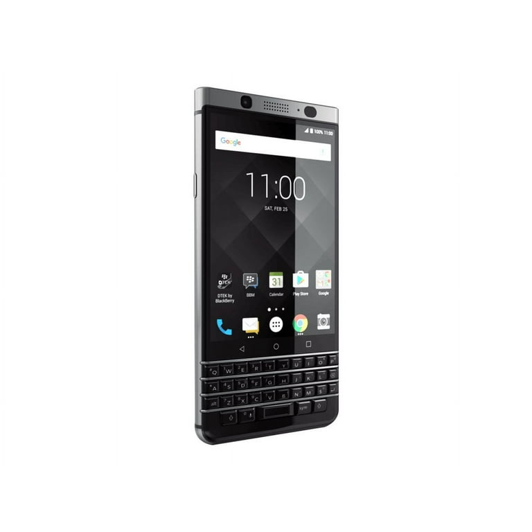 BlackBerry KEYone 4G Phone - Silver, 3GB RAM, 32GB Memory, 12MP