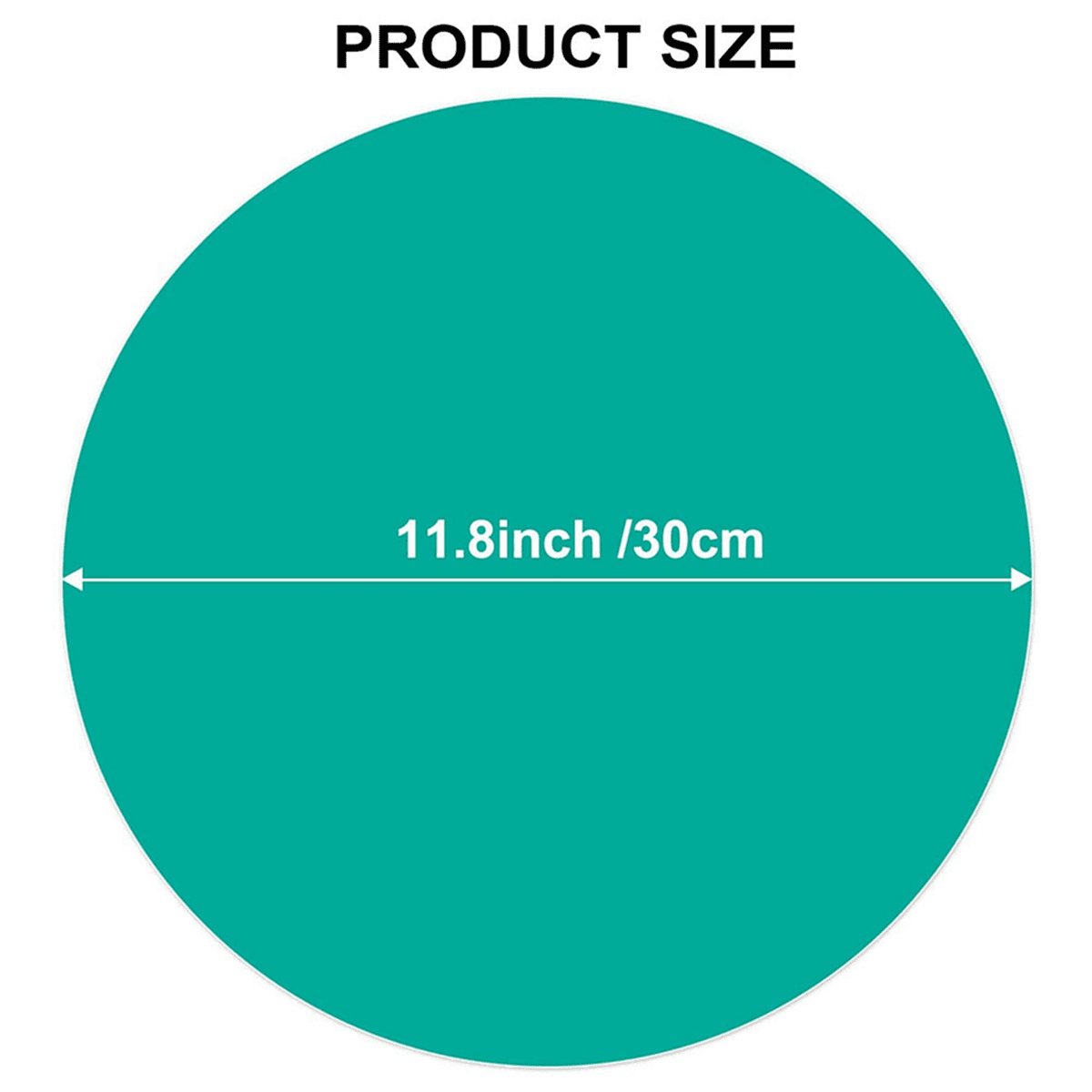 36Pcs Dry Erase Circles Removable Vinyl Dot Stickers for School Classroom Table & Desk 11.8Inch