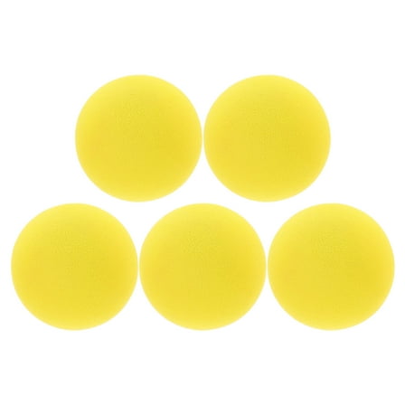 BESTYASH 5-Pack Soft EVA Sponge Baseballs Bulk Set for Kids and Adults, Practice for Outdoor and Indoor Play