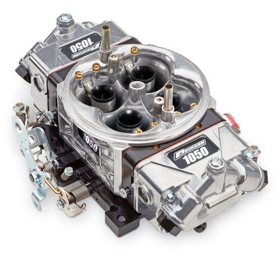 Proform PFM67209-AN Race Series 1050CFM Mechanical Secondary Carburetor - Silver & Black