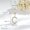 Gold-C-Diamond style, variant on Letter Cubic Zirconia Necklace, Women's Jewelry Gift, O-chain, 18 inches