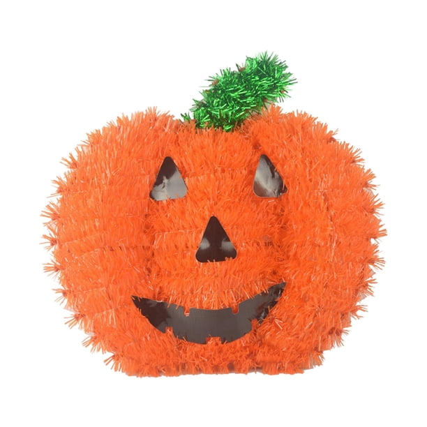 Adornos colgantes de Halloween, decoración realista para puertas y exteriores. Calabaza