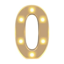 LED Marquee Letter Lights Sign 0-9 Number Light Up Letters Sign for Night Light Wedding Birthday Party Christmas Lamp Home Bar Decoration