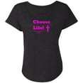 thumbnail image 6 of Choose Life 2.0 Ladies Triblend Dolman, 6 of 8